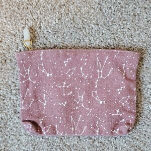FREE WITH ANY PURCHASE ipsy Dusty Rose Constellation Canvas Pouch